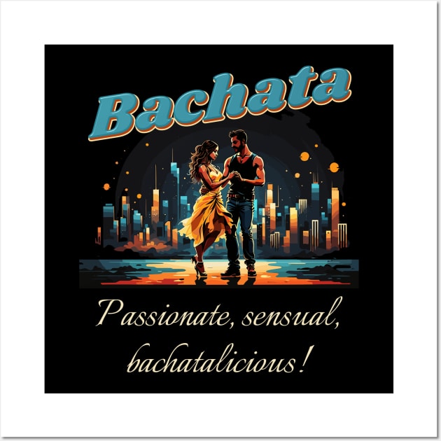 Sensual Bachata Dance Couple Dancing Wall Art by Primo Style